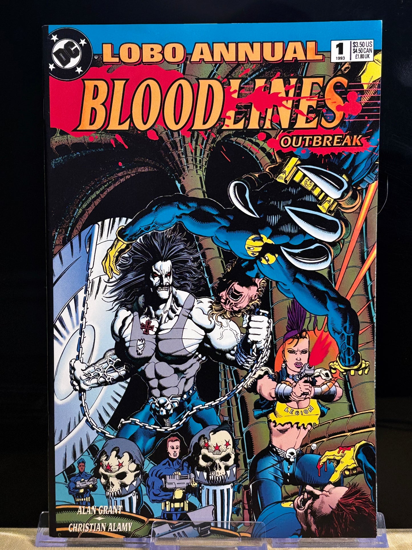 DC Bloodlines Lot (1993) VF/NM – Superman Annual #5, Lobo #1, JLA #7, JLI #4, Eclipso #1, Green Arrow – New Blood Arc