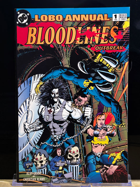 DC Bloodlines Lot (1993) VF/NM – Superman Annual #5, Lobo #1, JLA #7, JLI #4, Eclipso #1, Green Arrow – New Blood Arc