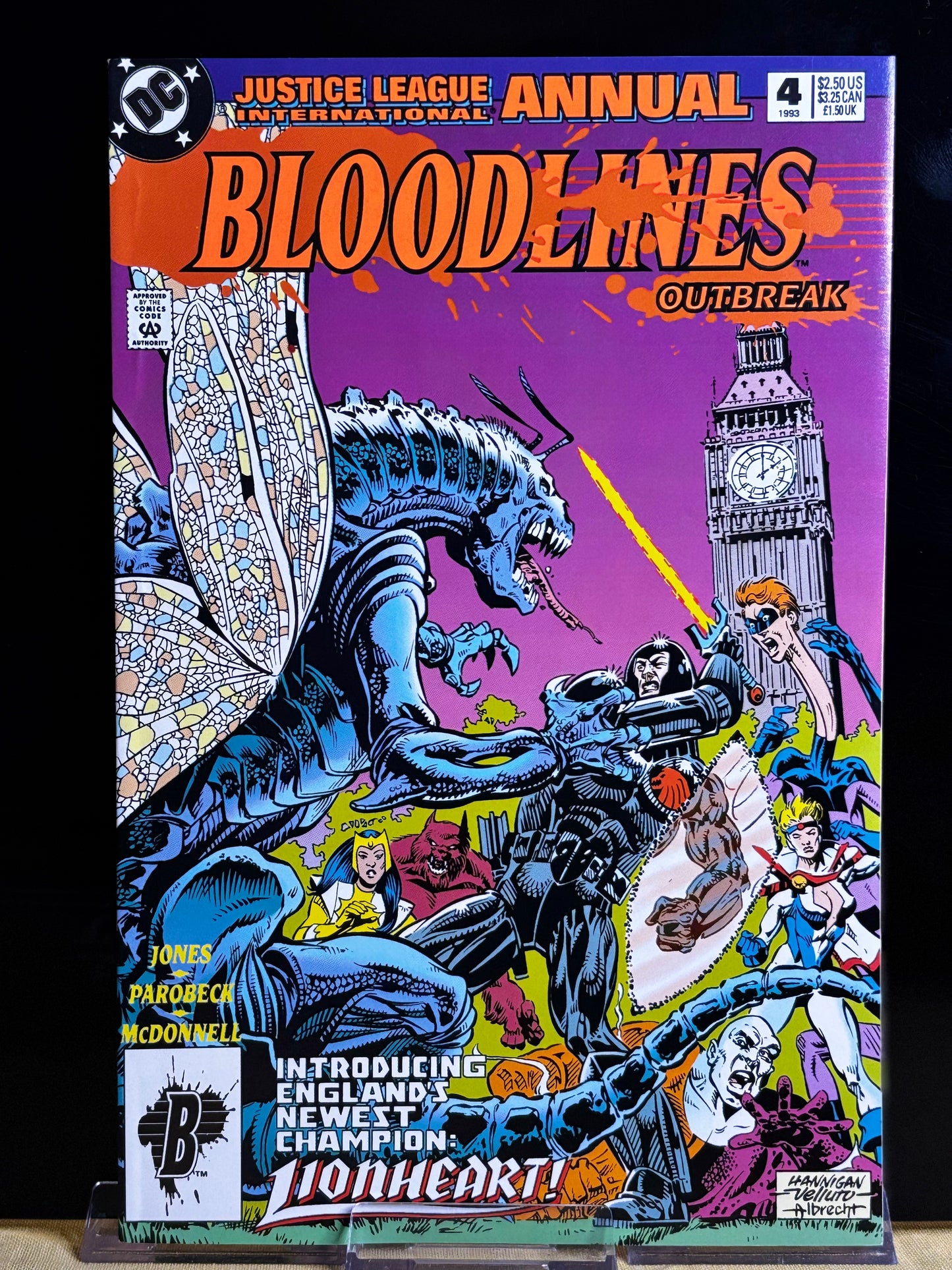 DC Bloodlines Lot (1993) VF/NM – Superman Annual #5, Lobo #1, JLA #7, JLI #4, Eclipso #1, Green Arrow – New Blood Arc