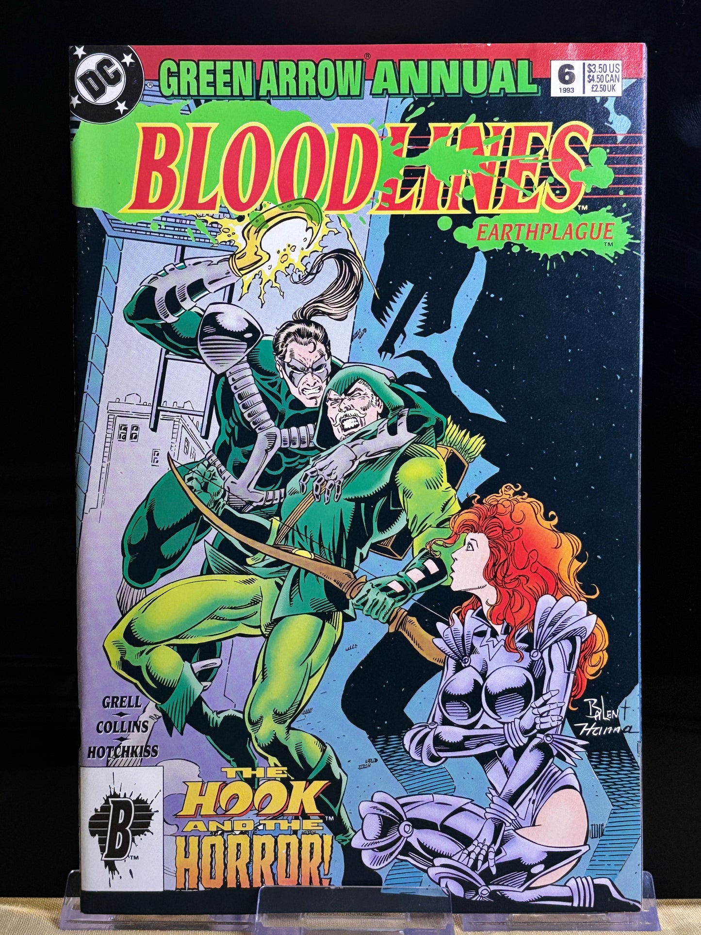DC Bloodlines Lot (1993) VF/NM – Superman Annual #5, Lobo #1, JLA #7, JLI #4, Eclipso #1, Green Arrow – New Blood Arc