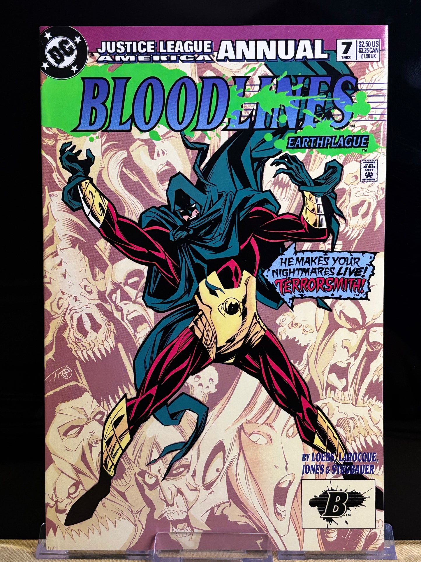 DC Bloodlines Lot (1993) VF/NM – Superman Annual #5, Lobo #1, JLA #7, JLI #4, Eclipso #1, Green Arrow – New Blood Arc