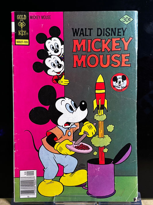 Mickey Mouse #175 (1977 Whitman/Gold Key Comics) – “The Flight to Danger” – FN/VF Classic Disney Adventure