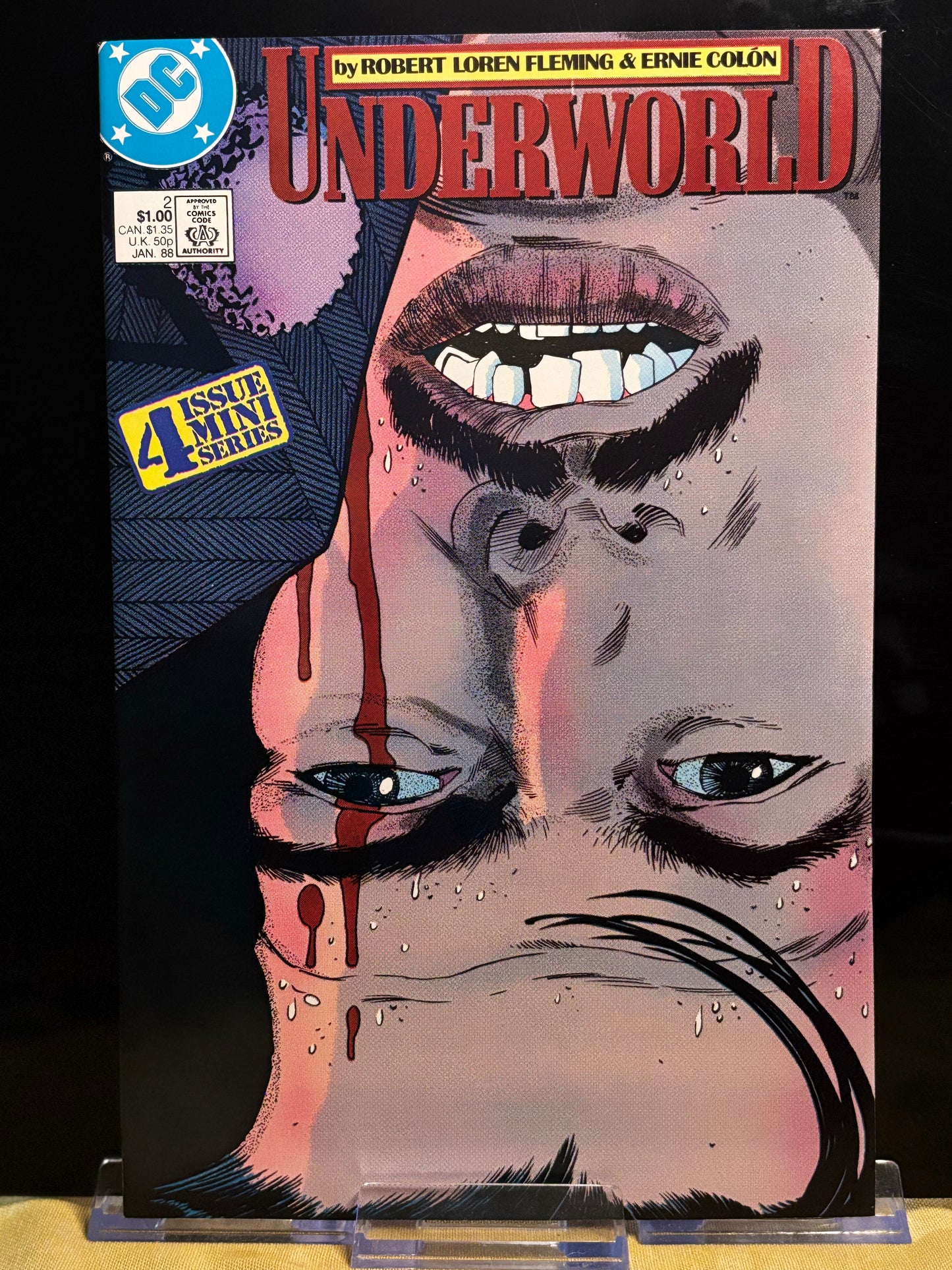 Underworld #1–4 (1987 DC Comics) – Complete Set – Crime Noir Mini-Series – VF/NM Lot