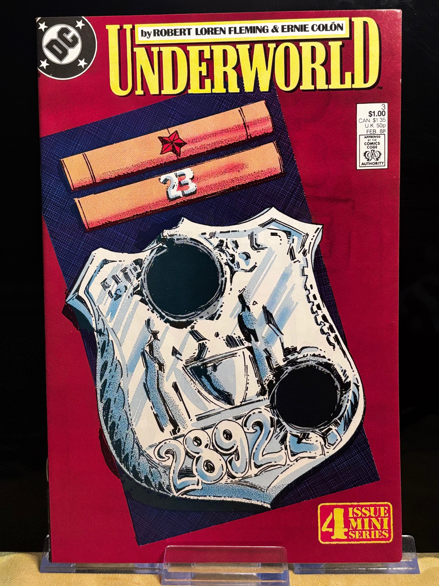 Underworld #1–4 (1987 DC Comics) – Complete Set – Crime Noir Mini-Series – VF/NM Lot