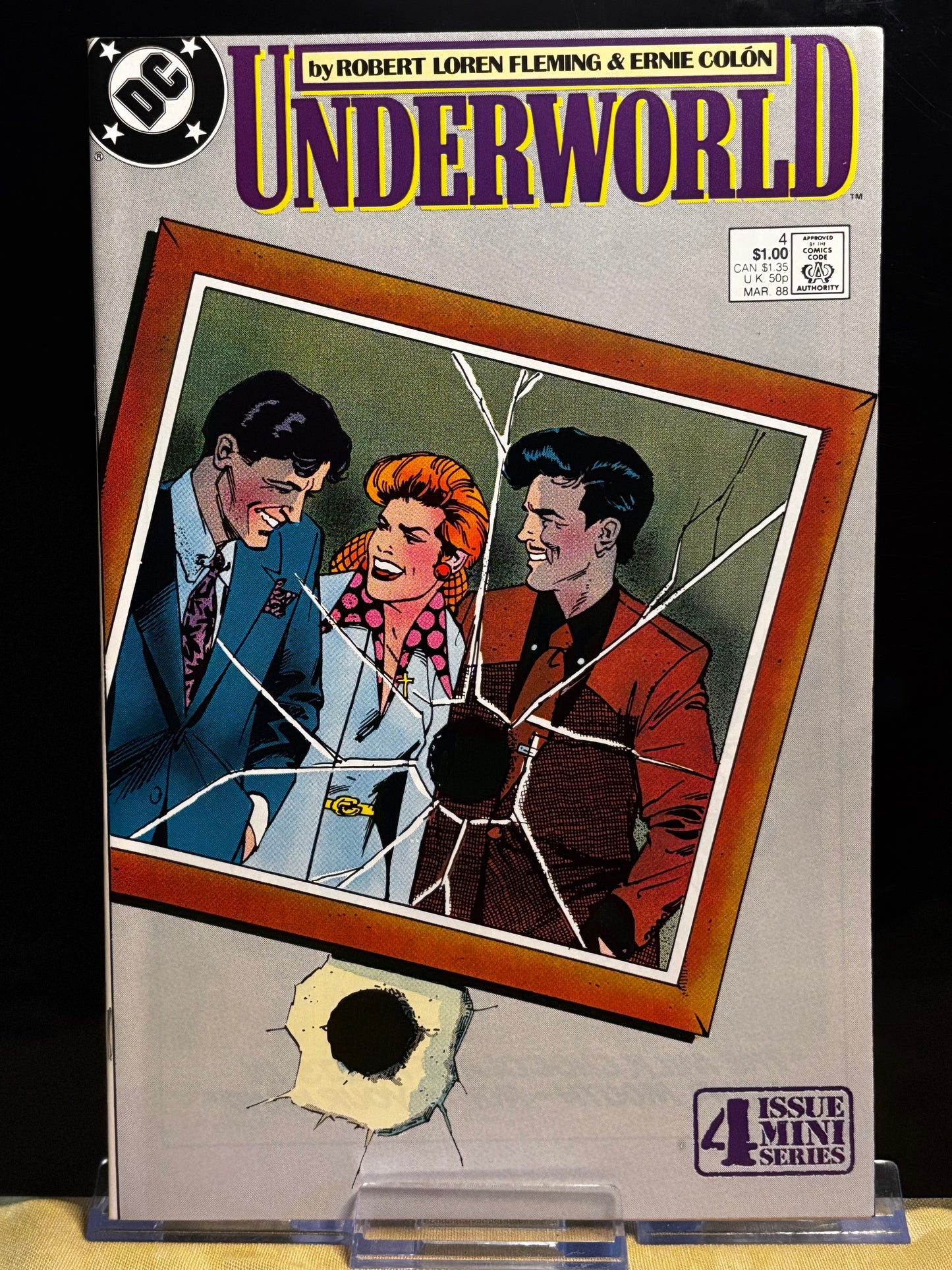 Underworld #1–4 (1987 DC Comics) – Complete Set – Crime Noir Mini-Series – VF/NM Lot