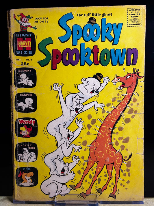 Spooky Spooktown #2 (1970 Harvey Comics) – FN – Early Bronze Age Ghost Comic – Classic Spooky the Tuff Little Ghost