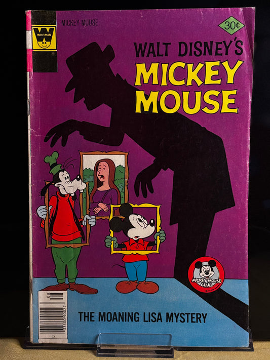 Mickey Mouse #174 (1977 Gold Key/Whitman Comics) – “The Moaning Lisa Mystery” – FN/VF Disney Detective Comic