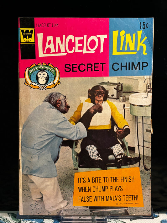 Lancelot Link, Secret Chimp #4 (1971 Gold Key Comics) – VF – Spy Spoof Cult Classic