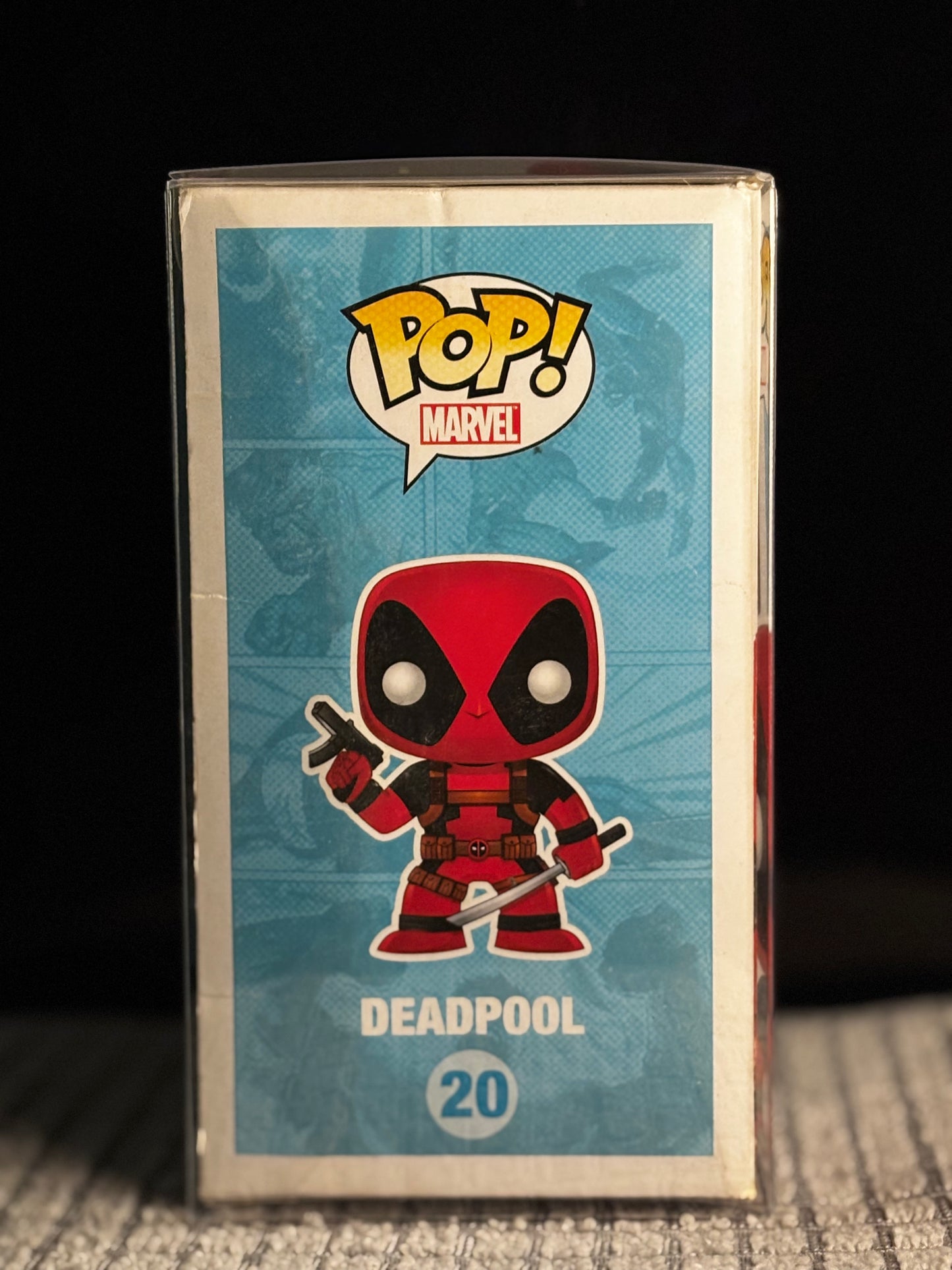 Funko Pop! Marvel: Deadpool #20 β Classic Red Suit (Near Mint)