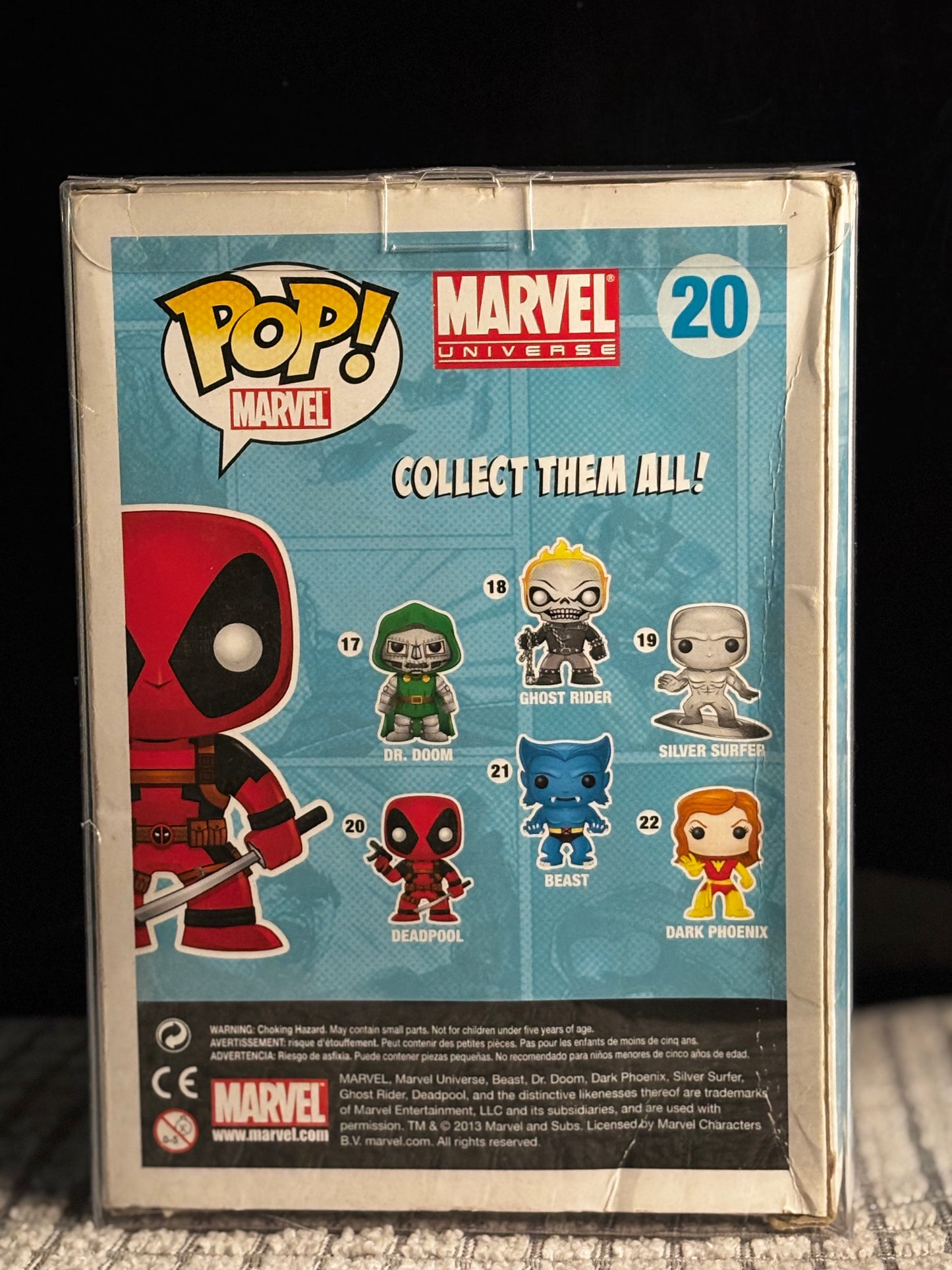 Funko Pop! Marvel: Deadpool #20 β Classic Red Suit (Near Mint)