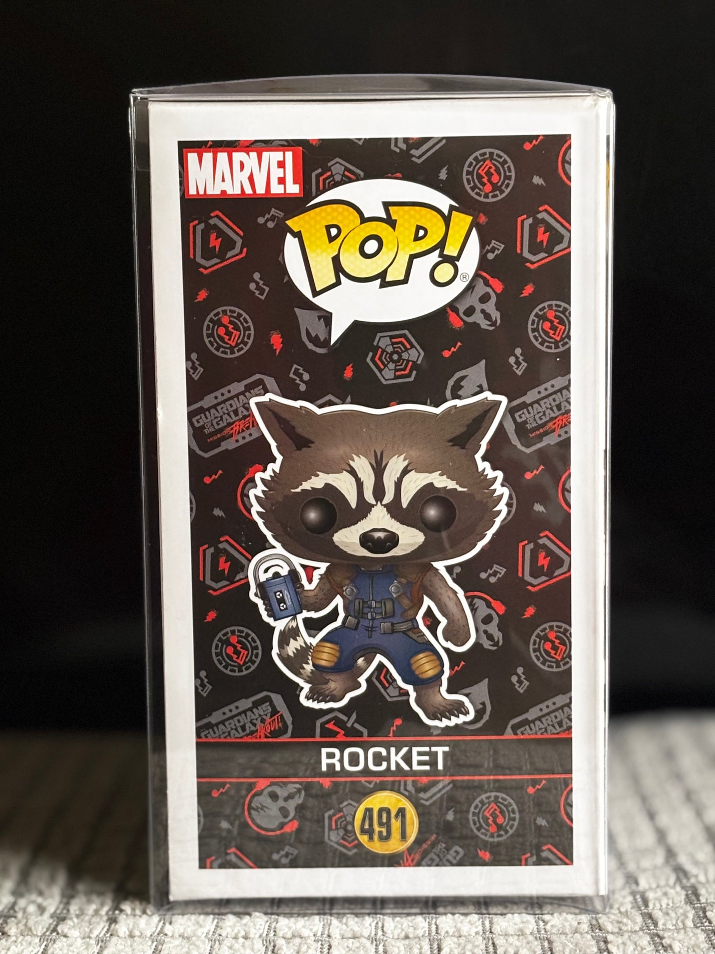 Funko Pop! Marvel: Rocket Raccoon #491 โ Guardians Mission: Breakout! Disney Parks Exclusive
