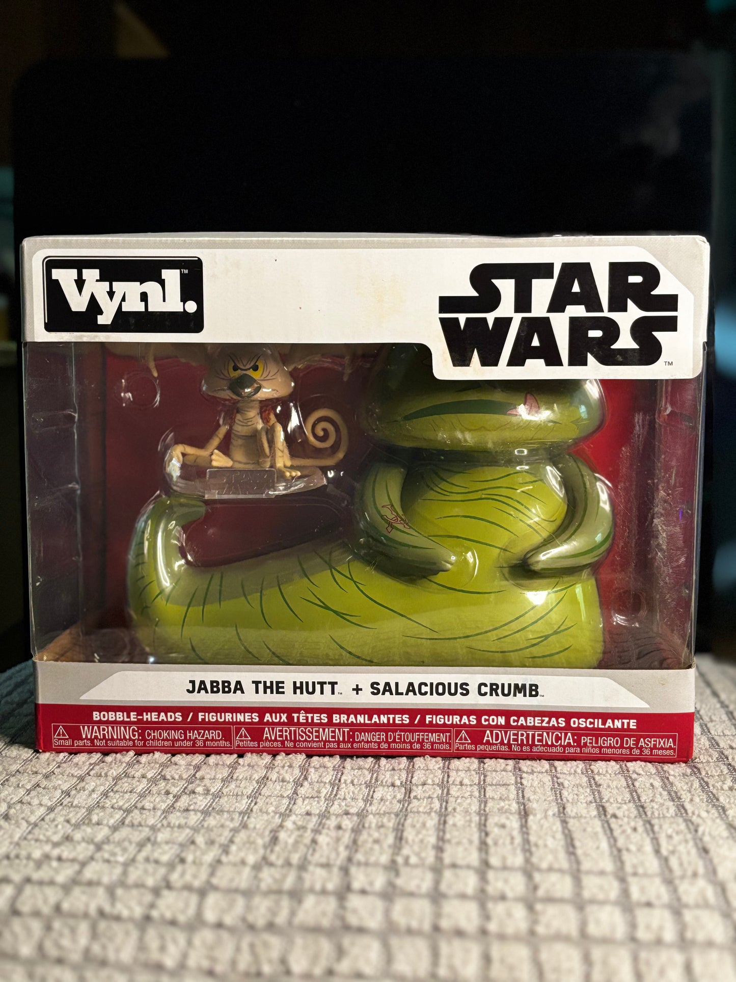 Funko Vynl: Star Wars – Jabba the Hutt & Salacious B. Crumb 2-Pack