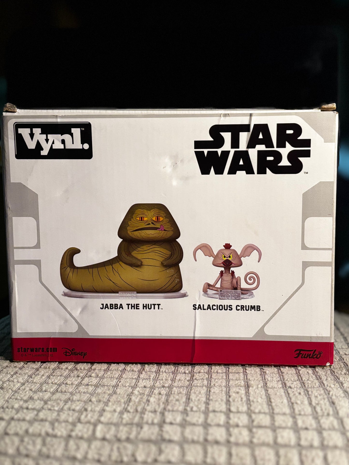 Funko Vynl: Star Wars – Jabba the Hutt & Salacious B. Crumb 2-Pack