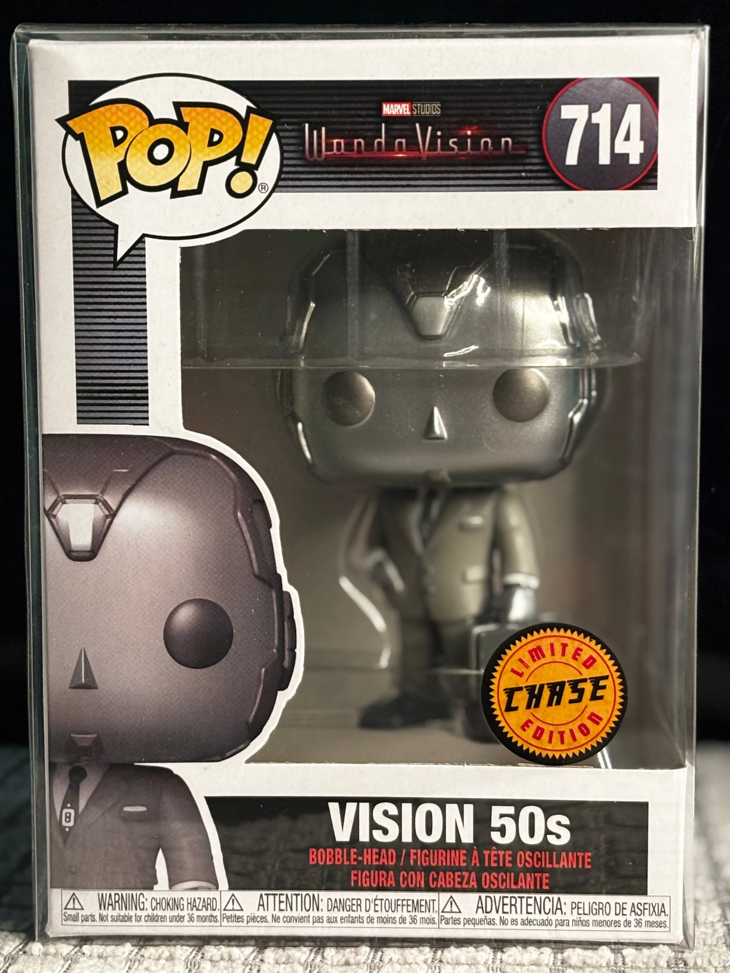 Funko Pop! Marvel: 50s Vision #714 (Chase Edition – Black & White) – WandaVision