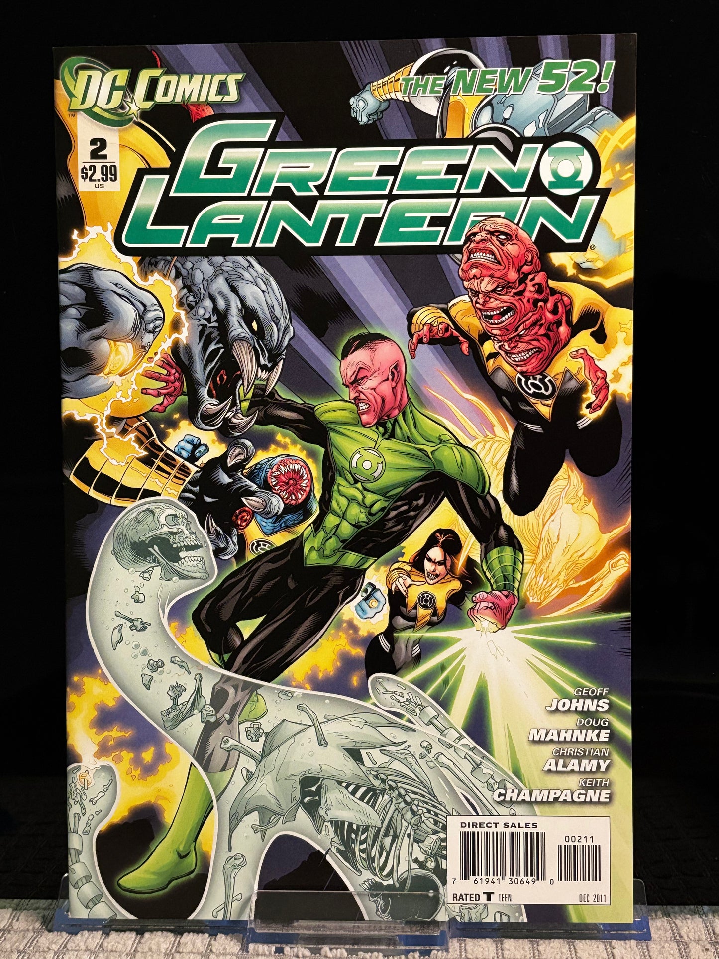 Green Lantern #2, 3, 5, 6, 18 (2011 DC) VF/NM Lot Sinestro Geoff Johns New 52 Run