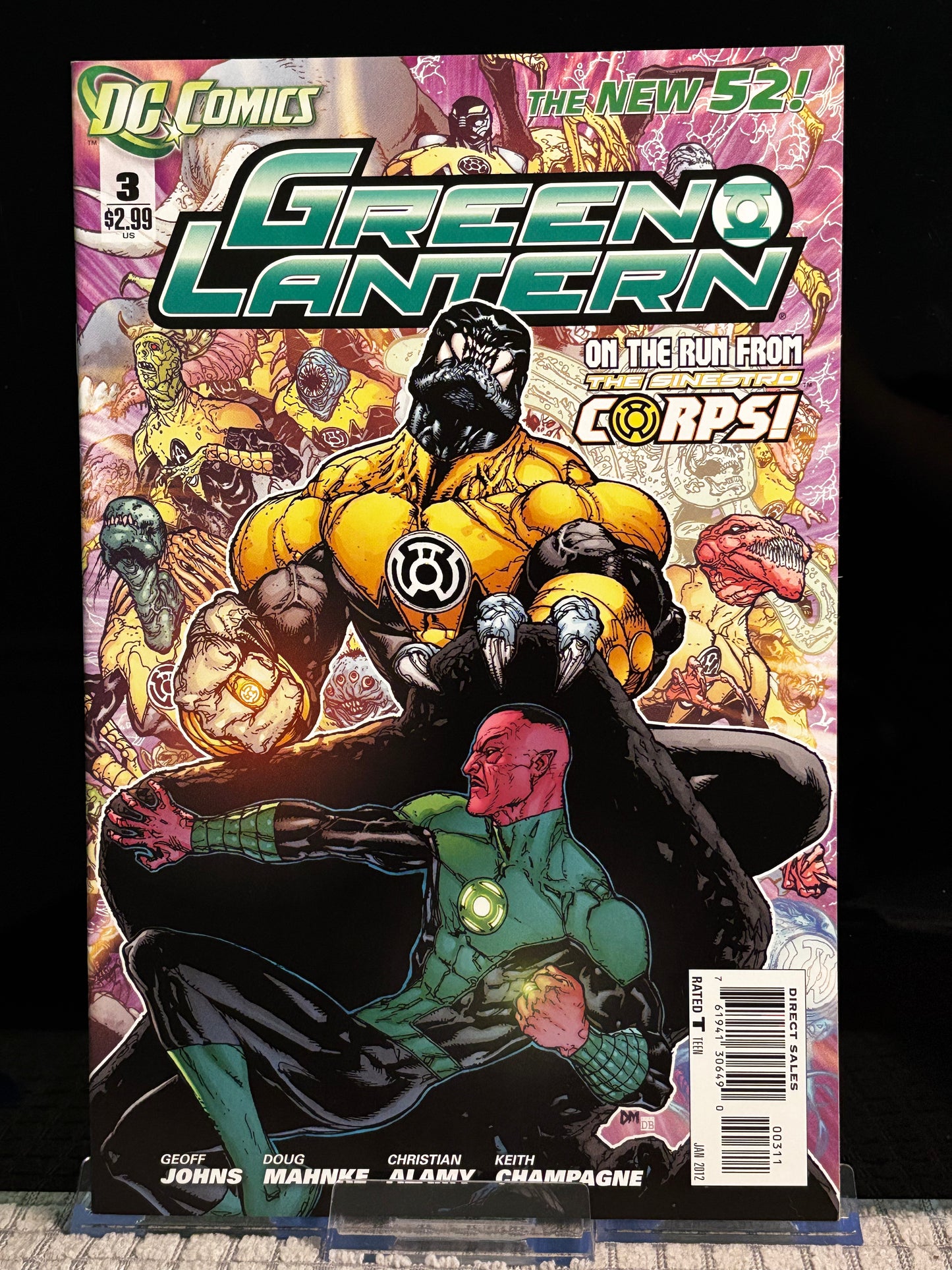 Green Lantern #2, 3, 5, 6, 18 (2011 DC) VF/NM Lot Sinestro Geoff Johns New 52 Run