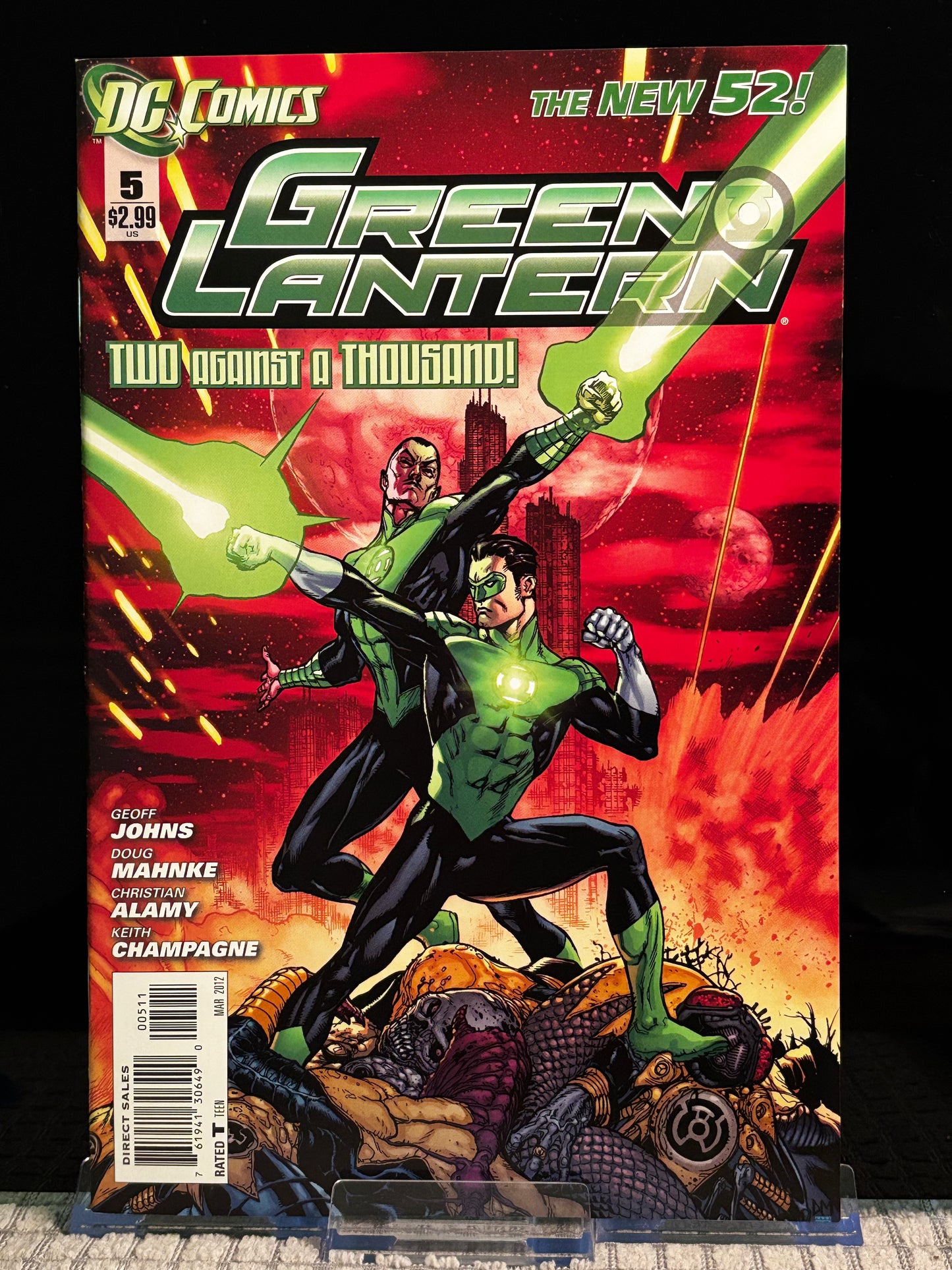 Green Lantern #2, 3, 5, 6, 18 (2011 DC) VF/NM Lot Sinestro Geoff Johns New 52 Run