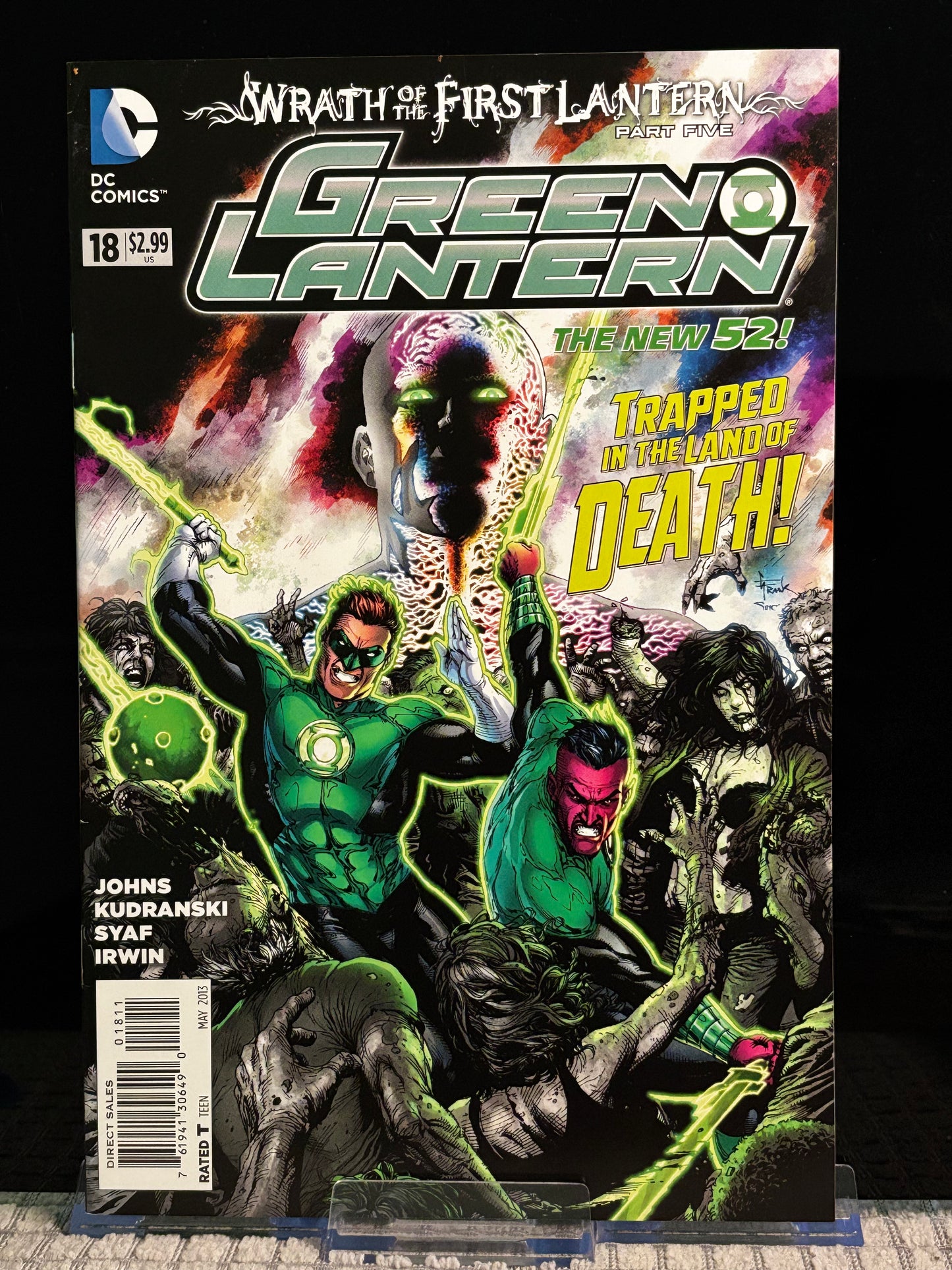 Green Lantern #2, 3, 5, 6, 18 (2011 DC) VF/NM Lot Sinestro Geoff Johns New 52 Run