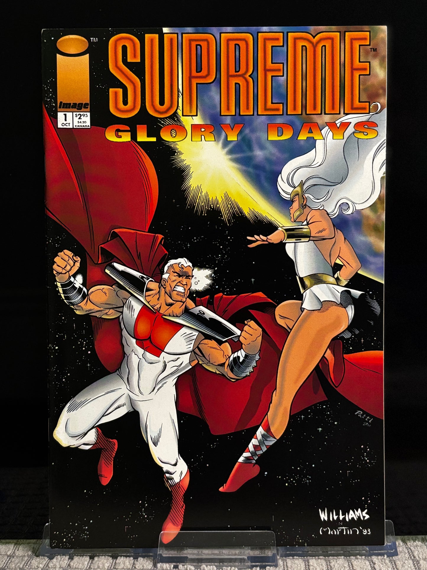 Supreme: Glory Days #1 & #2 (1994 Image) VF/NM Alan Moore Superhero Revival Lot