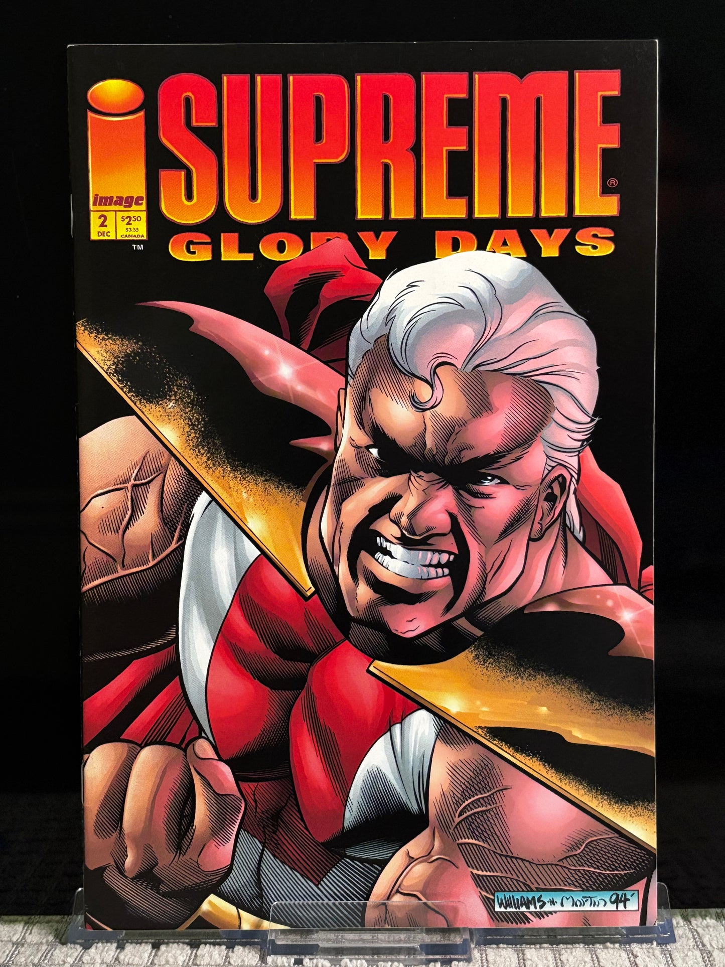 Supreme: Glory Days #1 & #2 (1994 Image) VF/NM Alan Moore Superhero Revival Lot