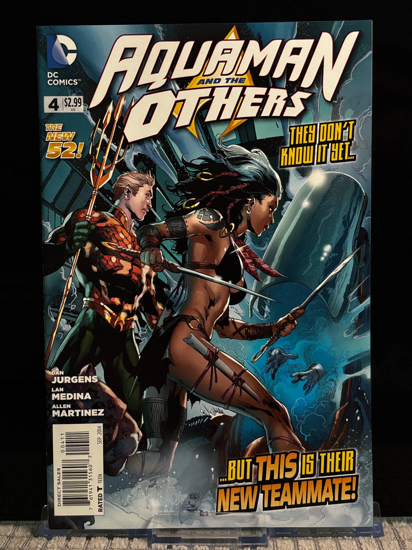 Aquaman and The Others #2, 4, 5 (2014 DC) VF/NM New 52 Atlantean Team Comic Lot