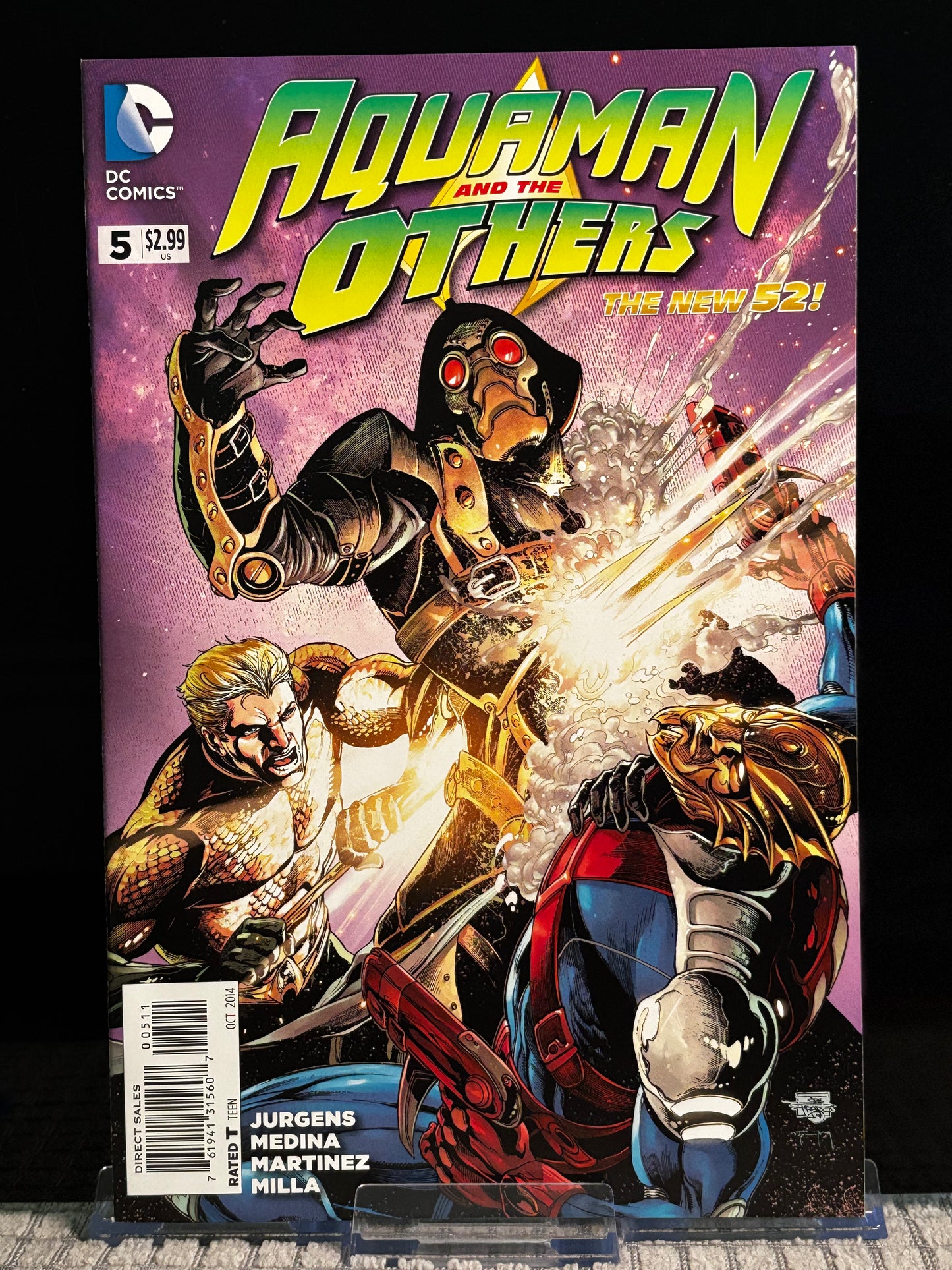 Aquaman and The Others #2, 4, 5 (2014 DC) VF/NM New 52 Atlantean Team Comic Lot
