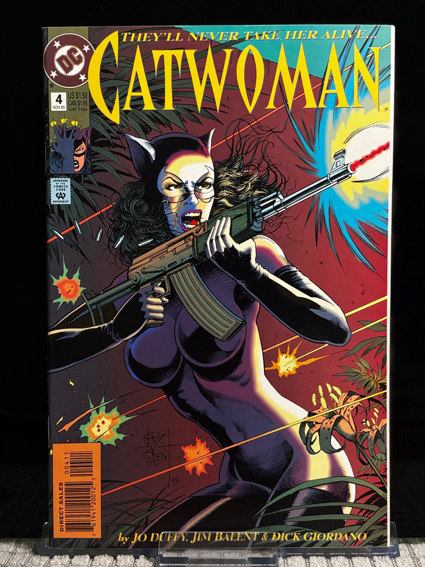 Catwoman #3, 4, 8, 9 (1993 DC) VF/NM Jim Balent Selina Kyle Classic Purple Suit Lot