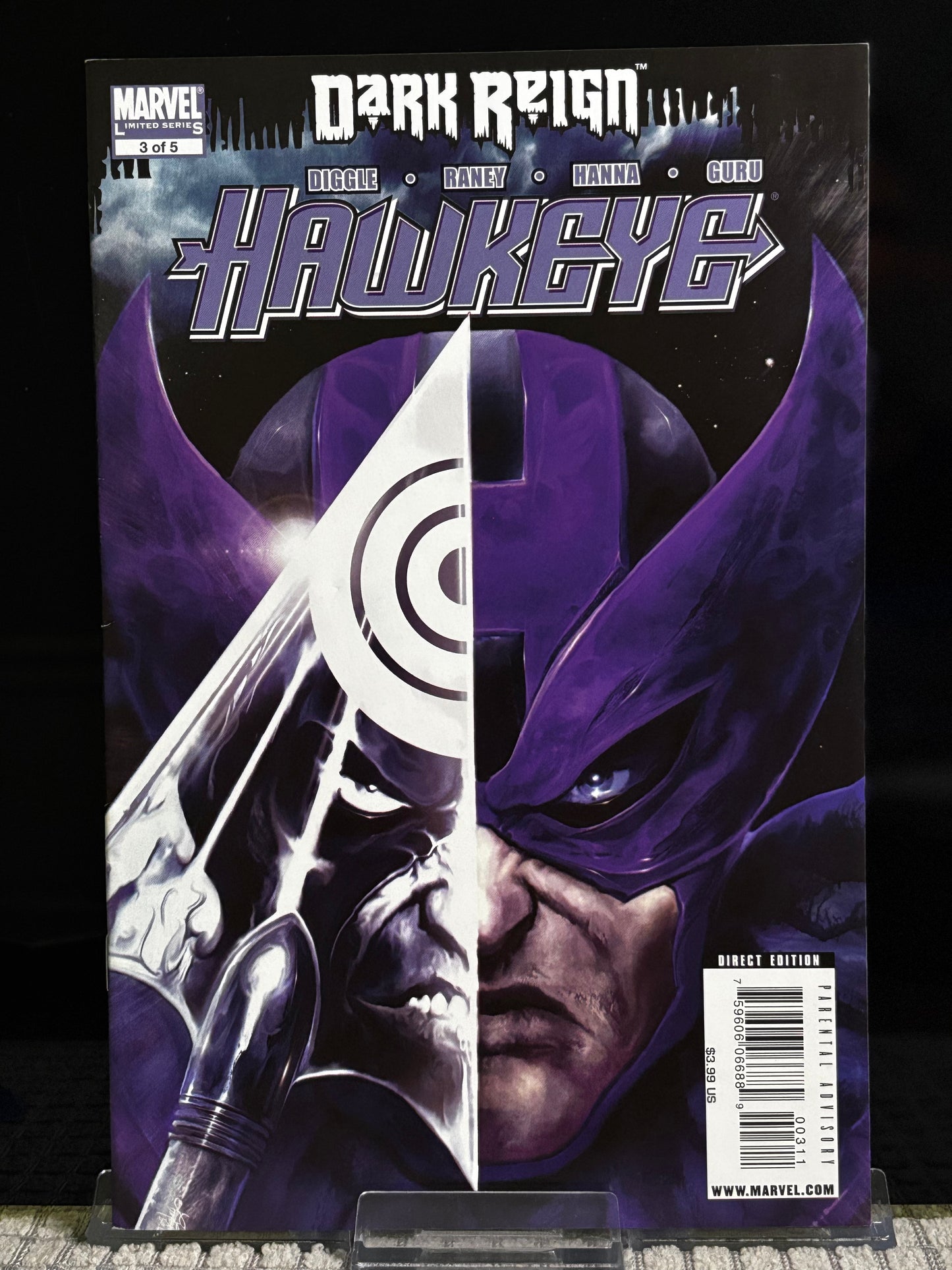 Dark Reign: Hawkeye #1–3 (2009 Marvel) VF/NM Bullseye Posing as Hawkeye Mini-Series Lot