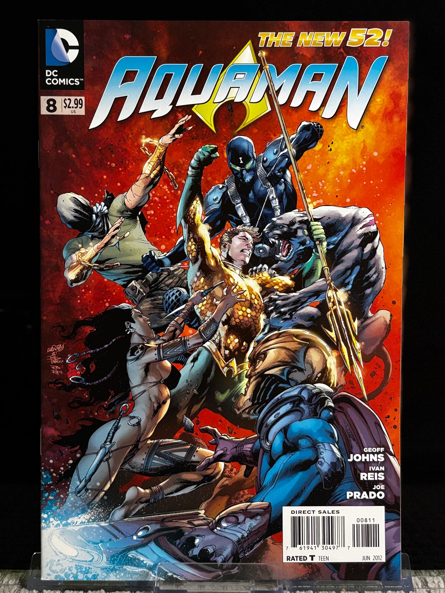 Aquaman #0, 4, 5, 7–10 (2011 DC New 52) VF/NM Geoff Johns Throne of Atlantis Prelude Lot