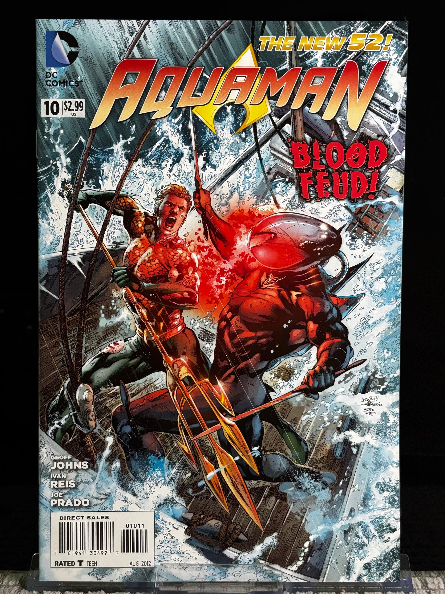 Aquaman #0, 4, 5, 7–10 (2011 DC New 52) VF/NM Geoff Johns Throne of Atlantis Prelude Lot