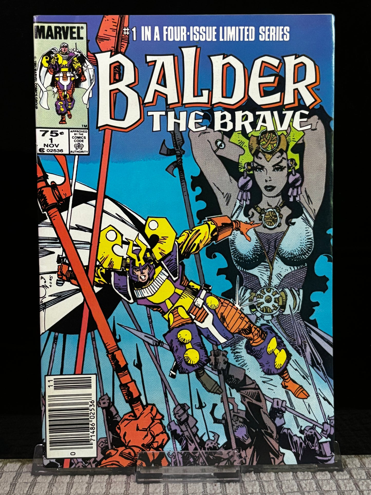 Balder the Brave #1, 3, 4 (1985 Marvel) VF/NM Thor Spin-Off Norse Mythology Walt Simonson Lot