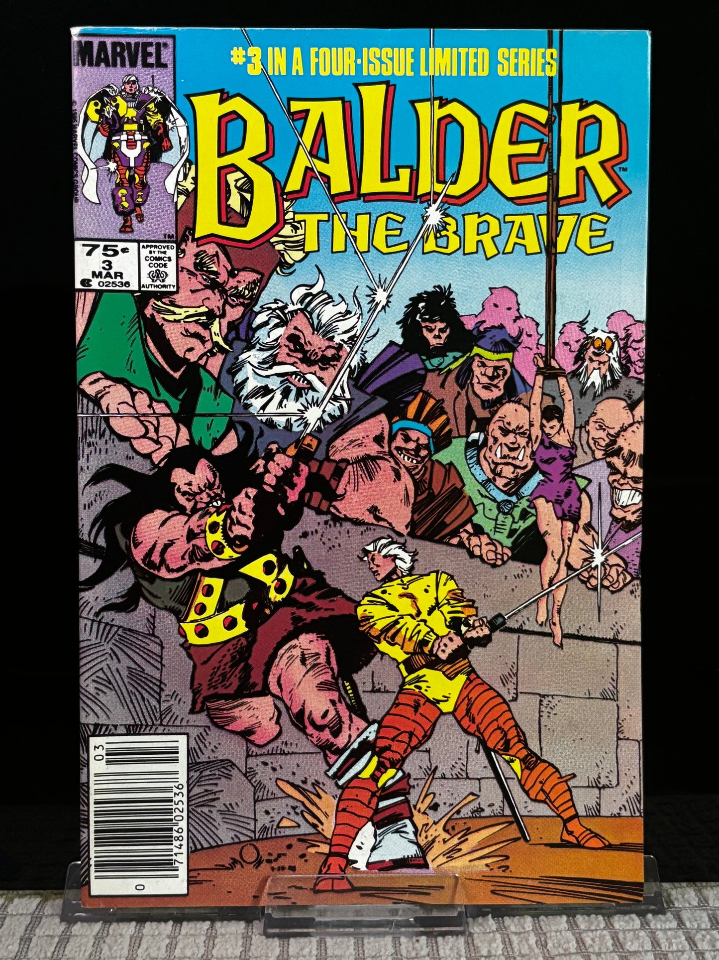 Balder the Brave #1, 3, 4 (1985 Marvel) VF/NM Thor Spin-Off Norse Mythology Walt Simonson Lot