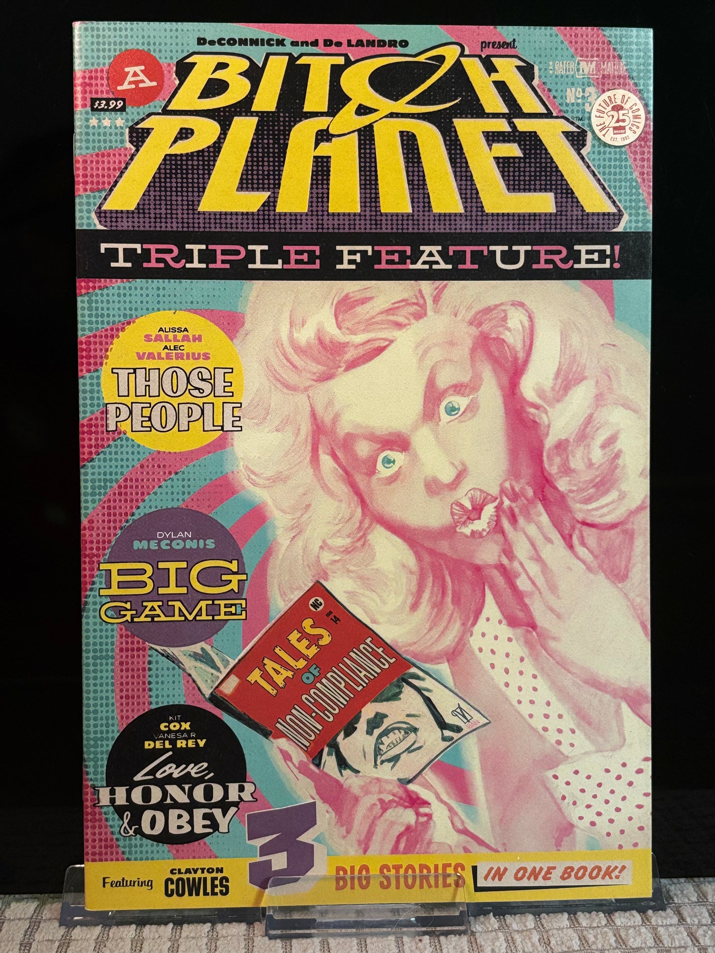 Bitch Planet: Triple Feature #1 & 3 (2017 Image) VF/NM Feminist Dystopian Anthology Lot