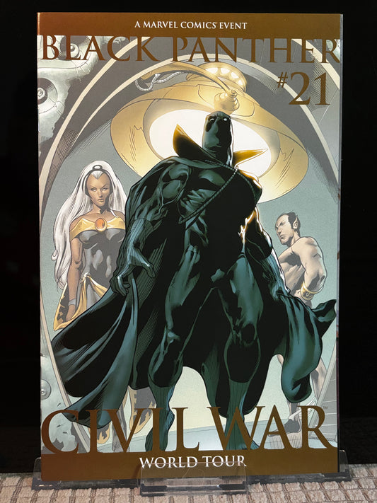 Black Panther #21B, 24, 27–29, 33 (2005 Marvel) VF/NM Civil War Tie-Ins Storm T’Challa Lot