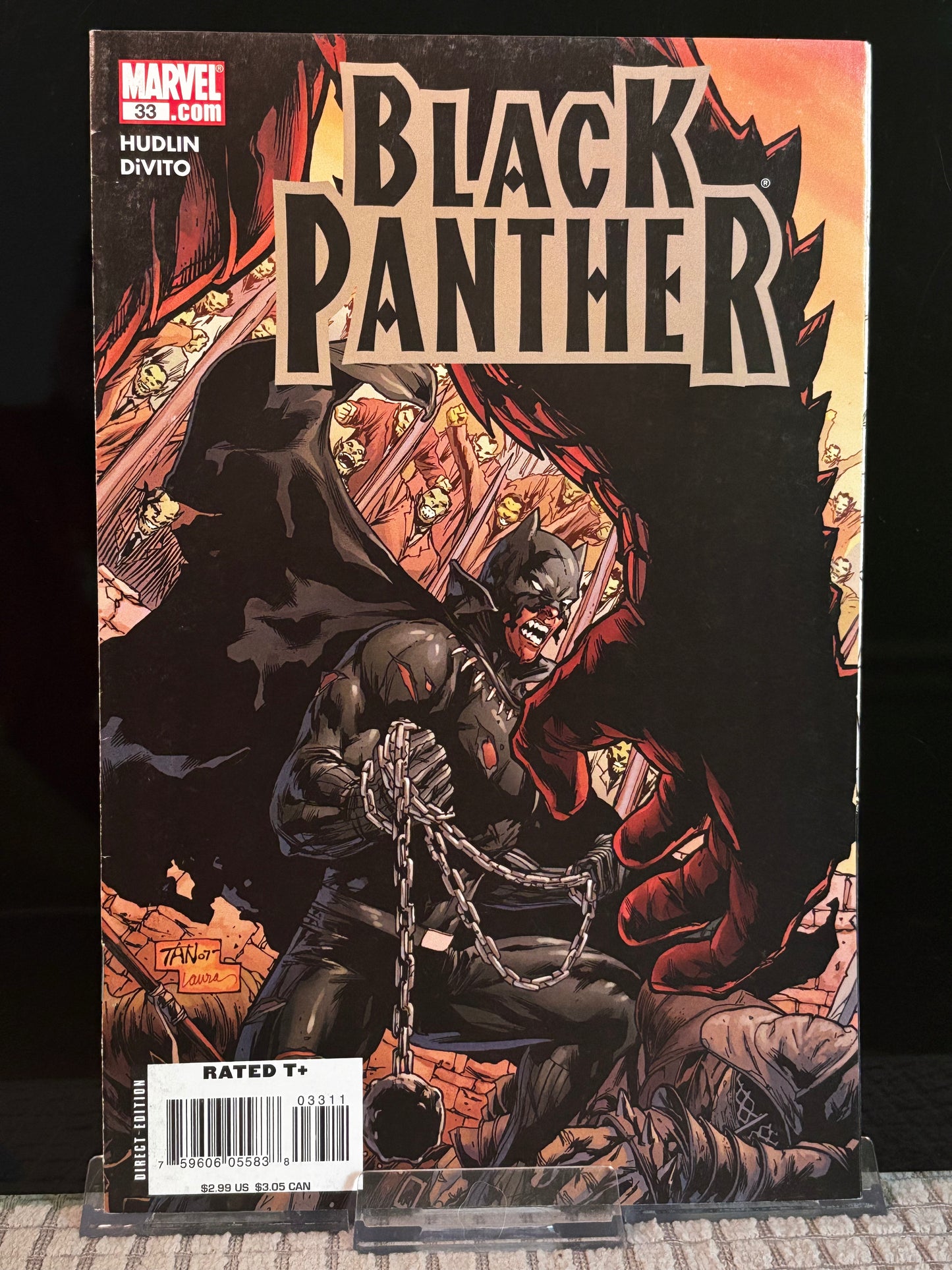 Black Panther #21B, 24, 27–29, 33 (2005 Marvel) VF/NM Civil War Tie-Ins Storm T’Challa Lot