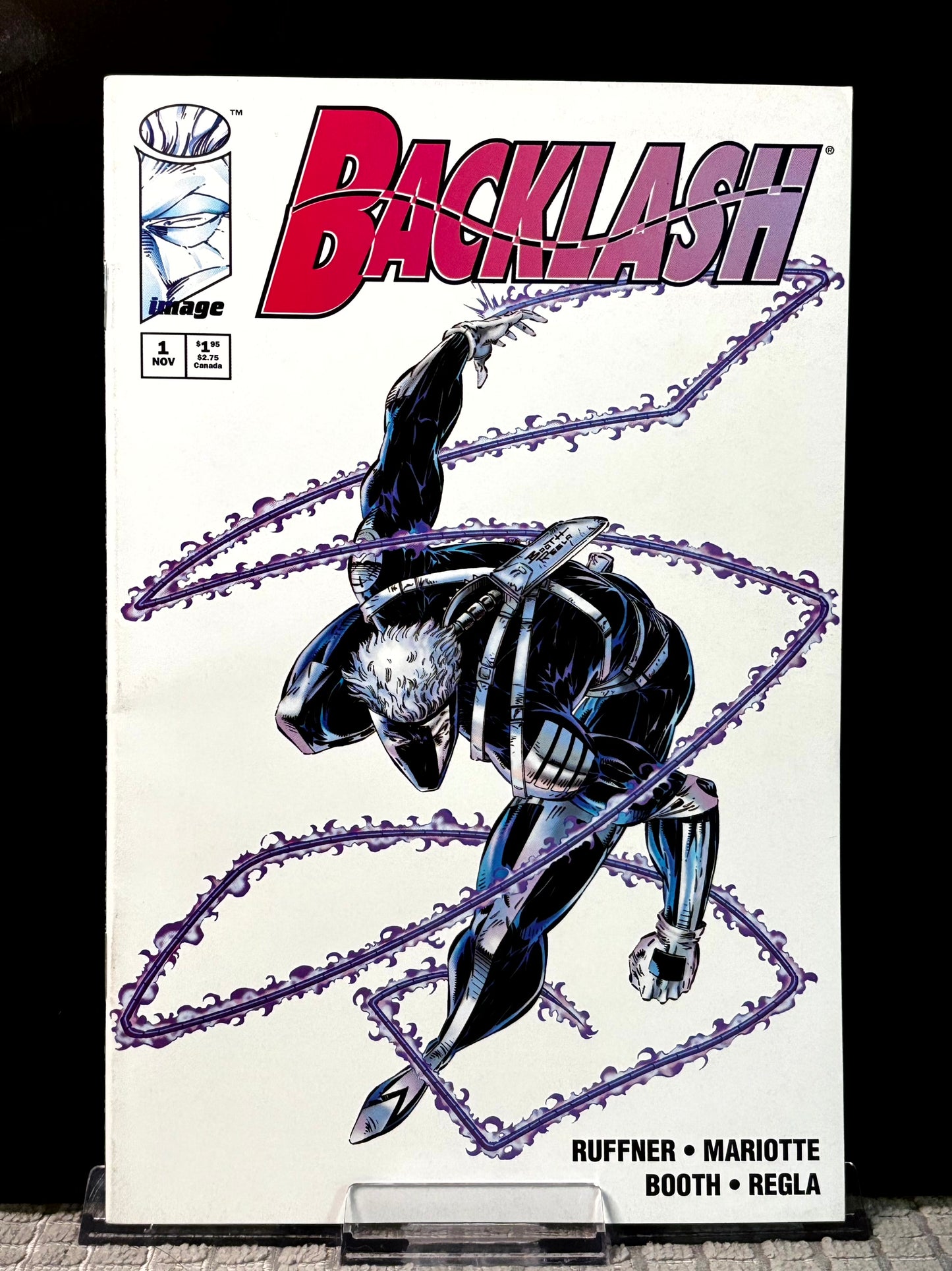 Backlash #1 & 8 (1994 Image WildStorm) VF/NM Brett Booth Jim Lee WildC.A.T.s Universe Lot