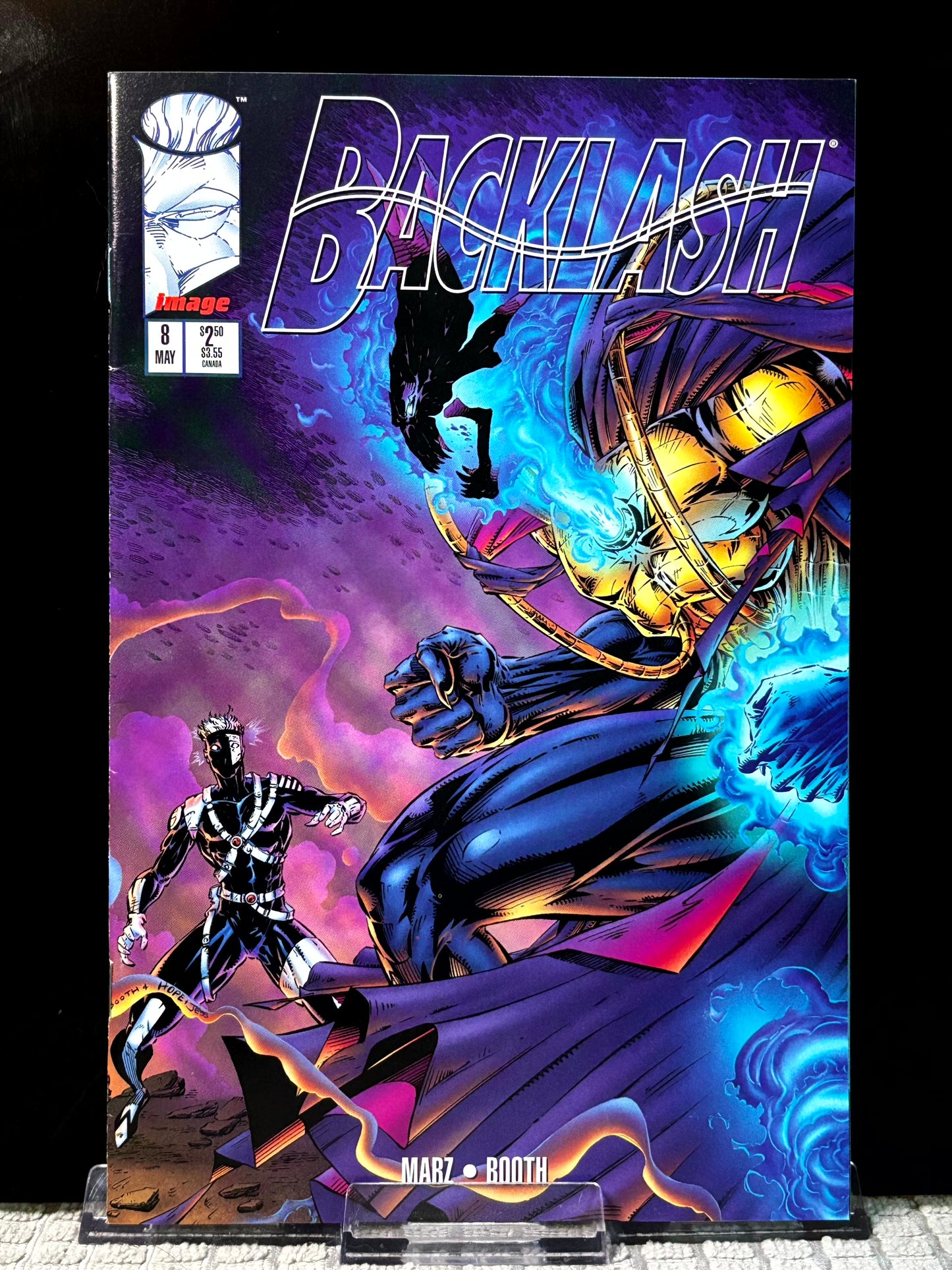 Backlash #1 & 8 (1994 Image WildStorm) VF/NM Brett Booth Jim Lee WildC.A.T.s Universe Lot