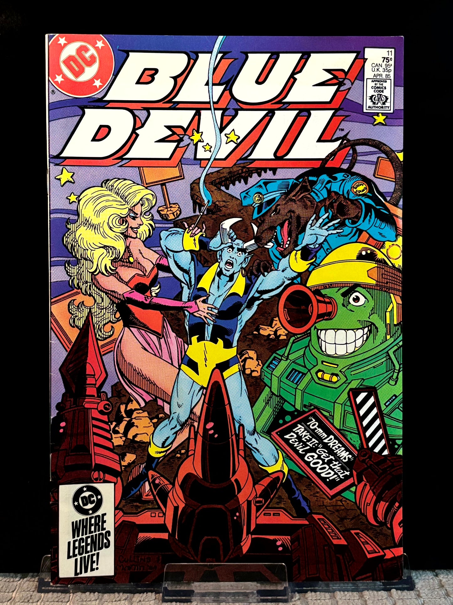 Blue Devil #8 & 11 (1984 DC Comics) VF/NM Classic Superhero Humor Dan Cassidy Lot
