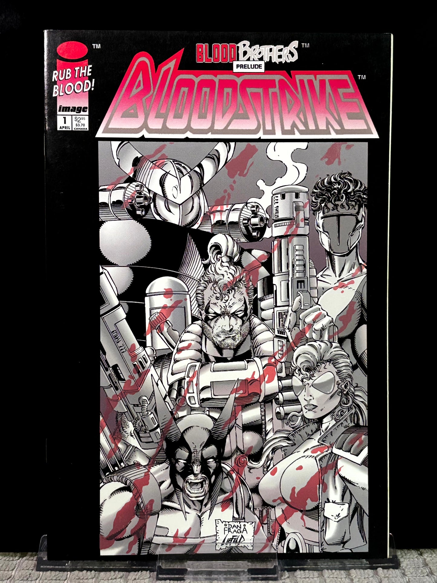Bloodstrike #1, 2, 12, 13 (1993 Image Comics) VF/NM Rob Liefeld 90s Action Superteam Lot