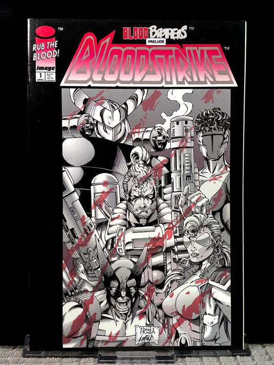 Bloodstrike #1, 2, 12, 13 (1993 Image Comics) VF/NM Rob Liefeld 90s Action Superteam Lot