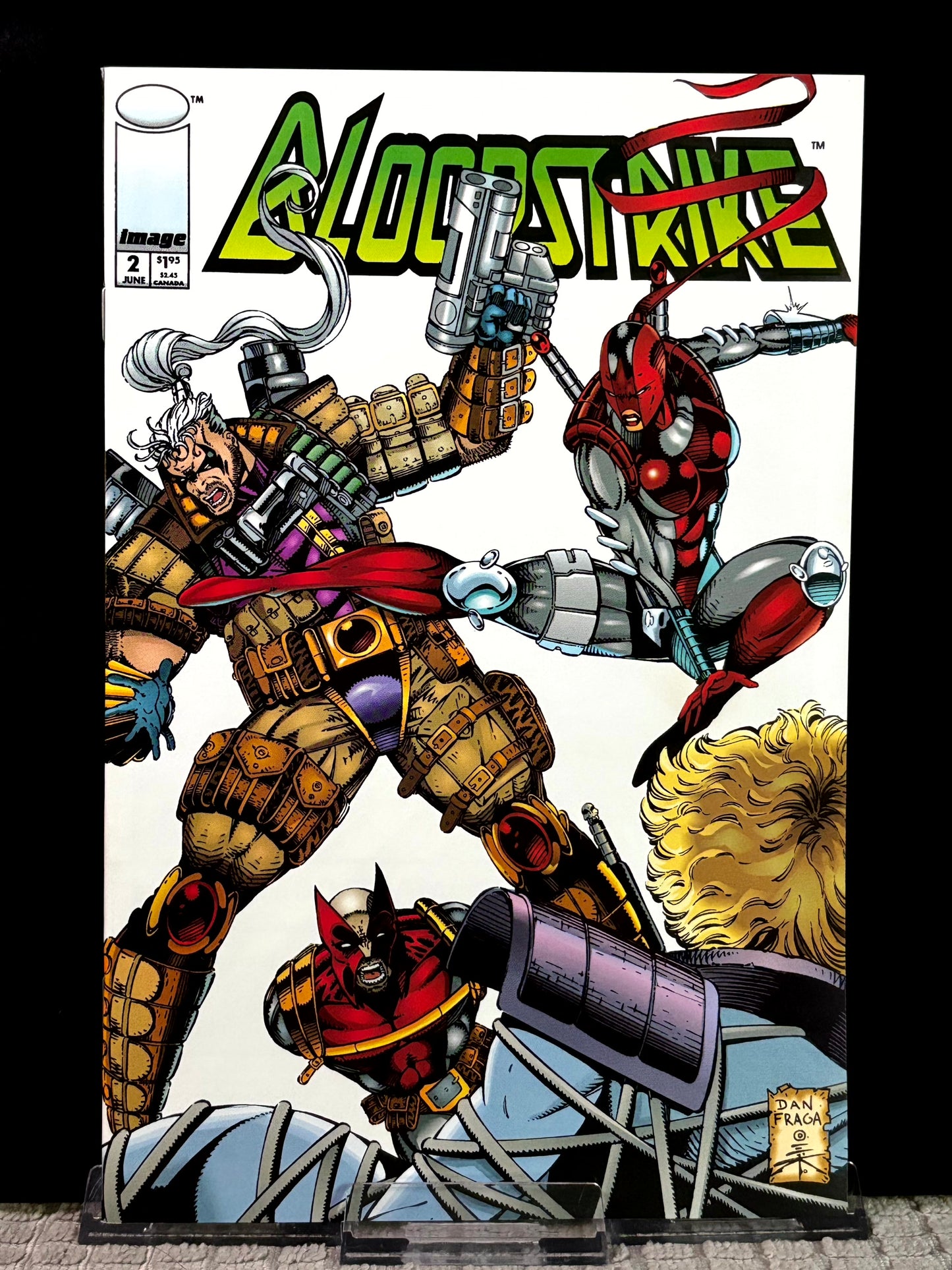 Bloodstrike #1, 2, 12, 13 (1993 Image Comics) VF/NM Rob Liefeld 90s Action Superteam Lot