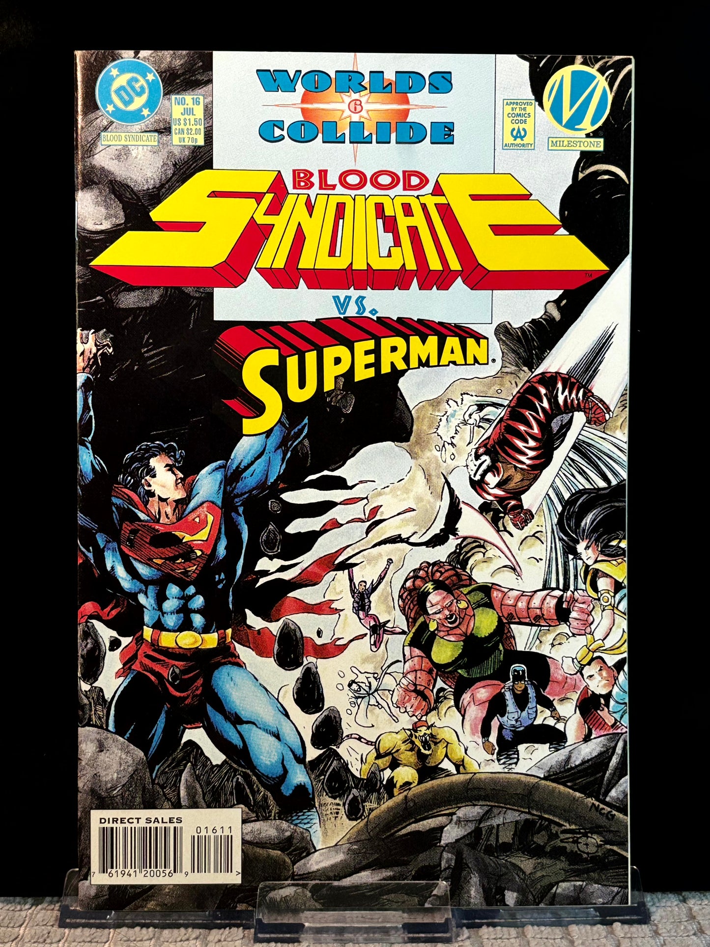 Blood Syndicate #2 & 16 (1993 Milestone DC) VF/NM Iconic Dakotaverse Superteam Lot