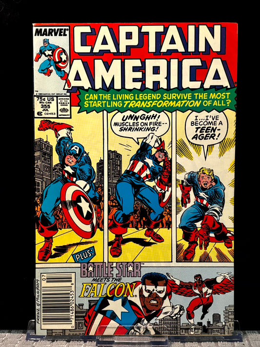 Captain America #355, 360, 403–405, 434 (1968 Marvel) VF/NM Gruenwald Serpent Society Super Patriot Lot