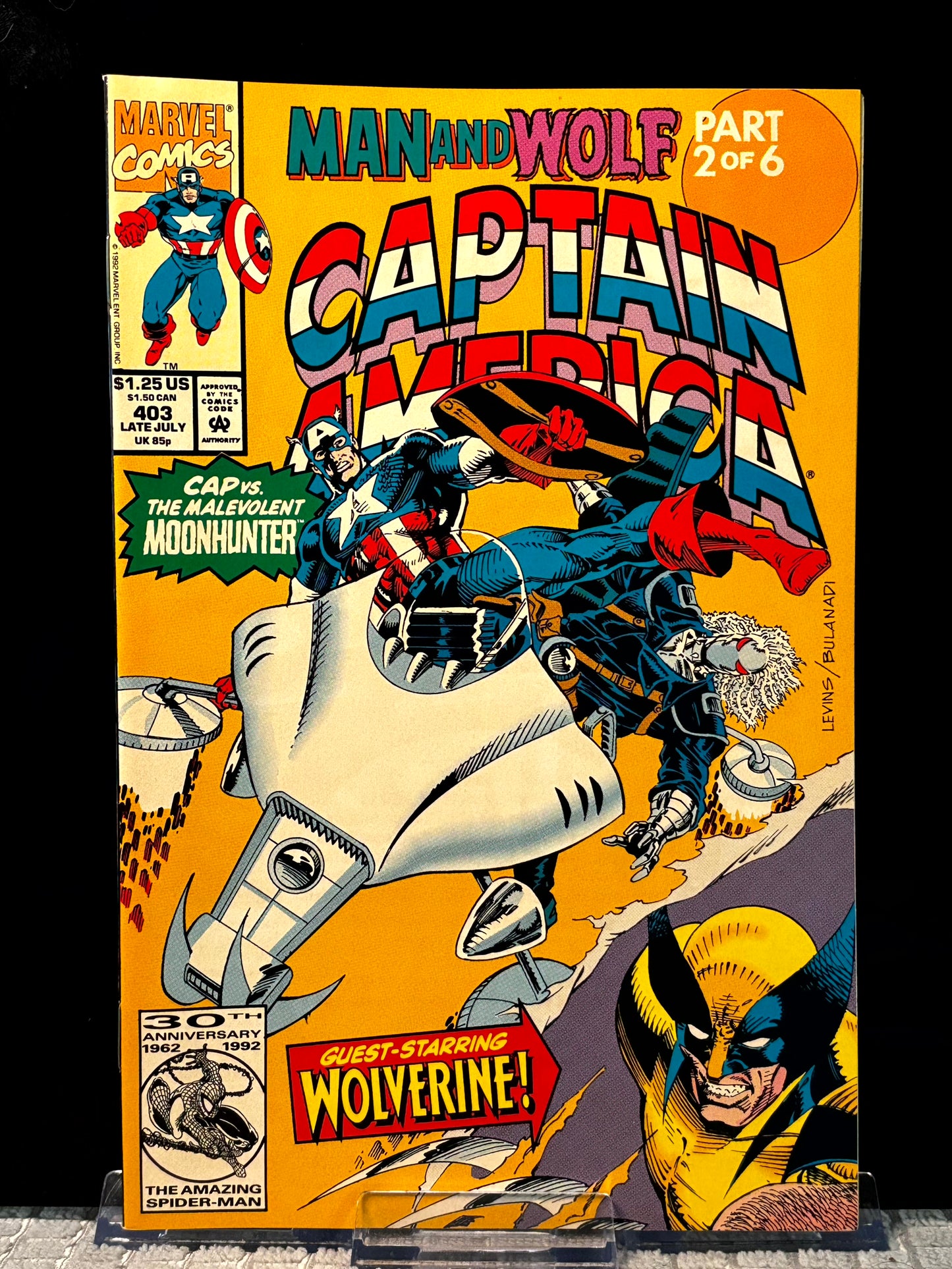 Captain America #355, 360, 403–405, 434 (1968 Marvel) VF/NM Gruenwald Serpent Society Super Patriot Lot