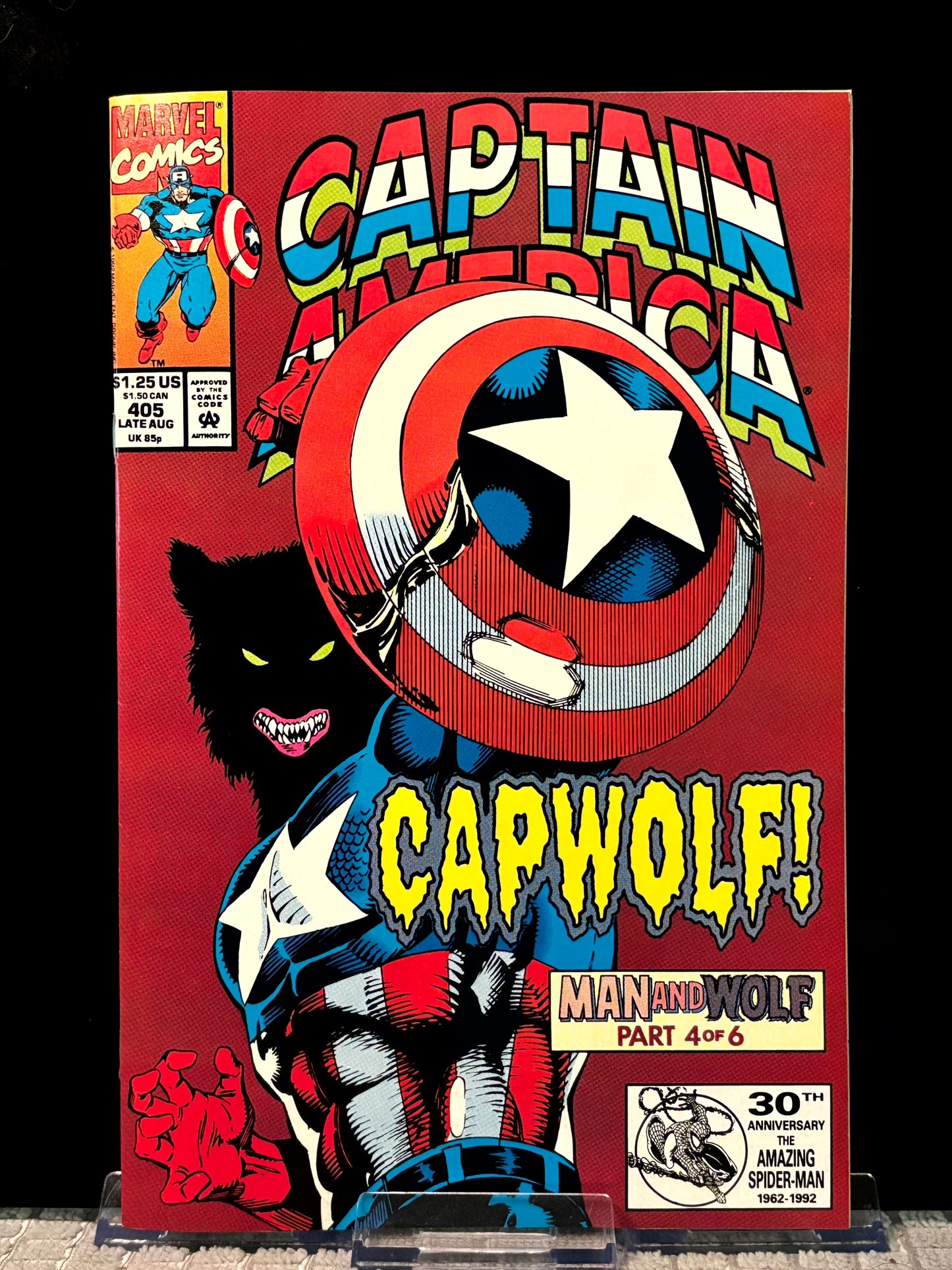 Captain America #355, 360, 403–405, 434 (1968 Marvel) VF/NM Gruenwald Serpent Society Super Patriot Lot