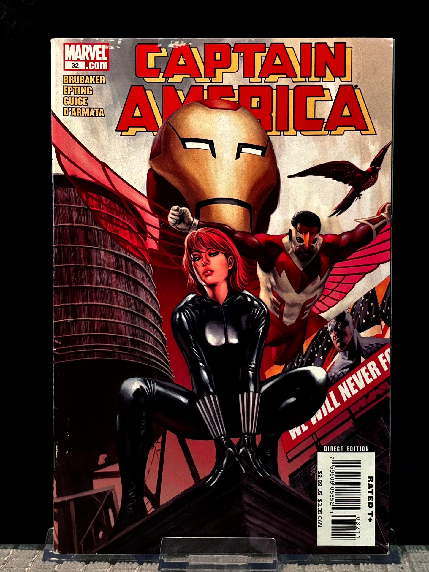 Captain America #28, 32, 35, 37, 41, 604, 607, 609, 614 (2005 Marvel) VF/NM Brubaker Bucky Cap Reborn Lot