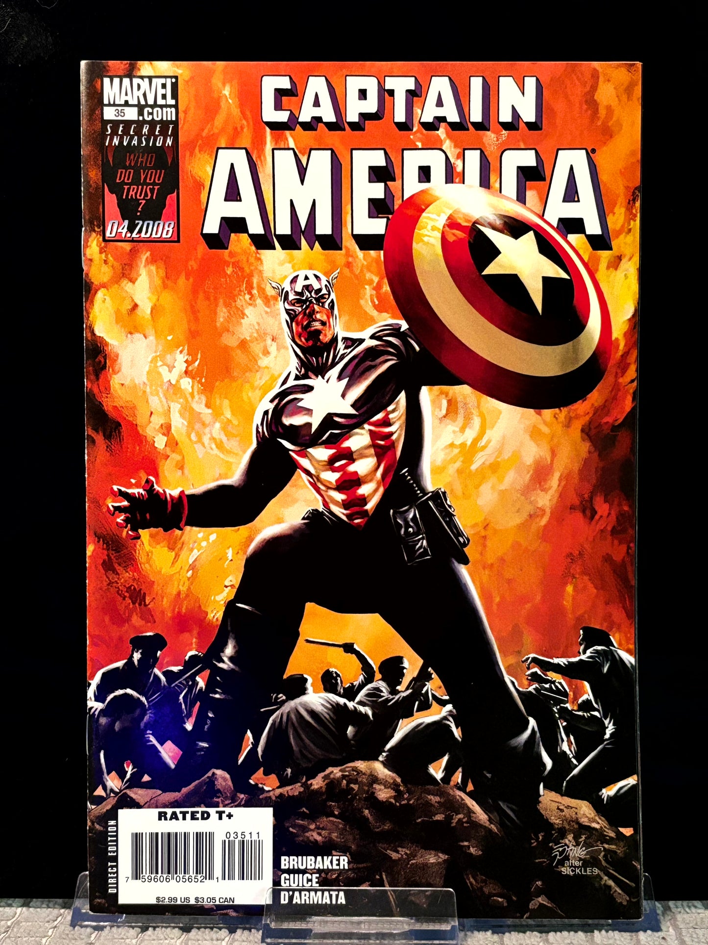 Captain America #28, 32, 35, 37, 41, 604, 607, 609, 614 (2005 Marvel) VF/NM Brubaker Bucky Cap Reborn Lot