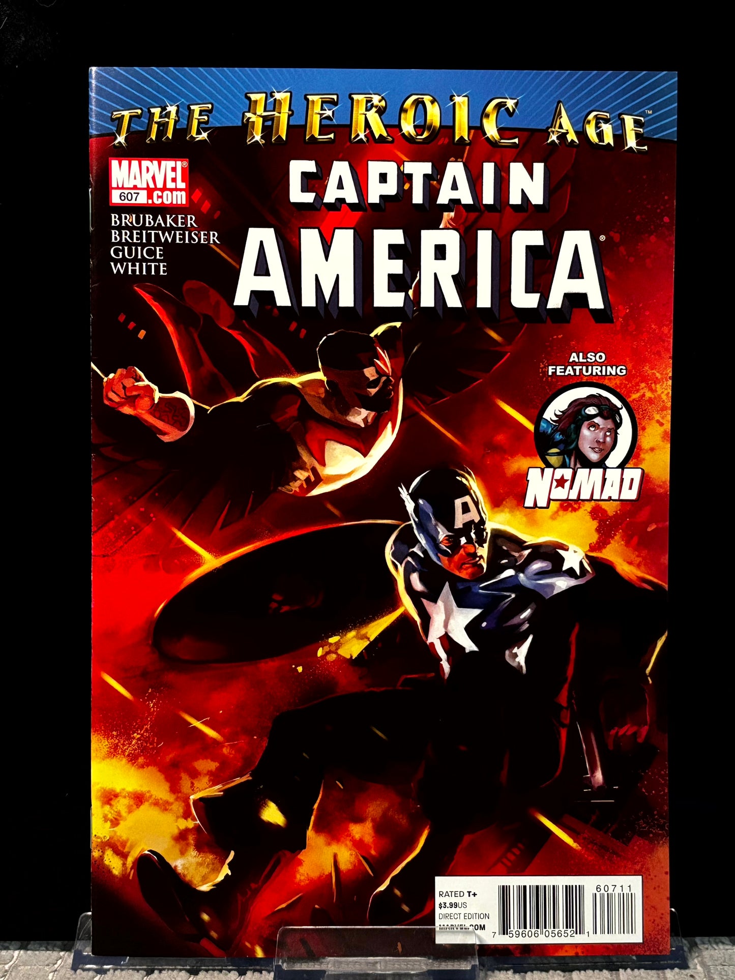Captain America #28, 32, 35, 37, 41, 604, 607, 609, 614 (2005 Marvel) VF/NM Brubaker Bucky Cap Reborn Lot