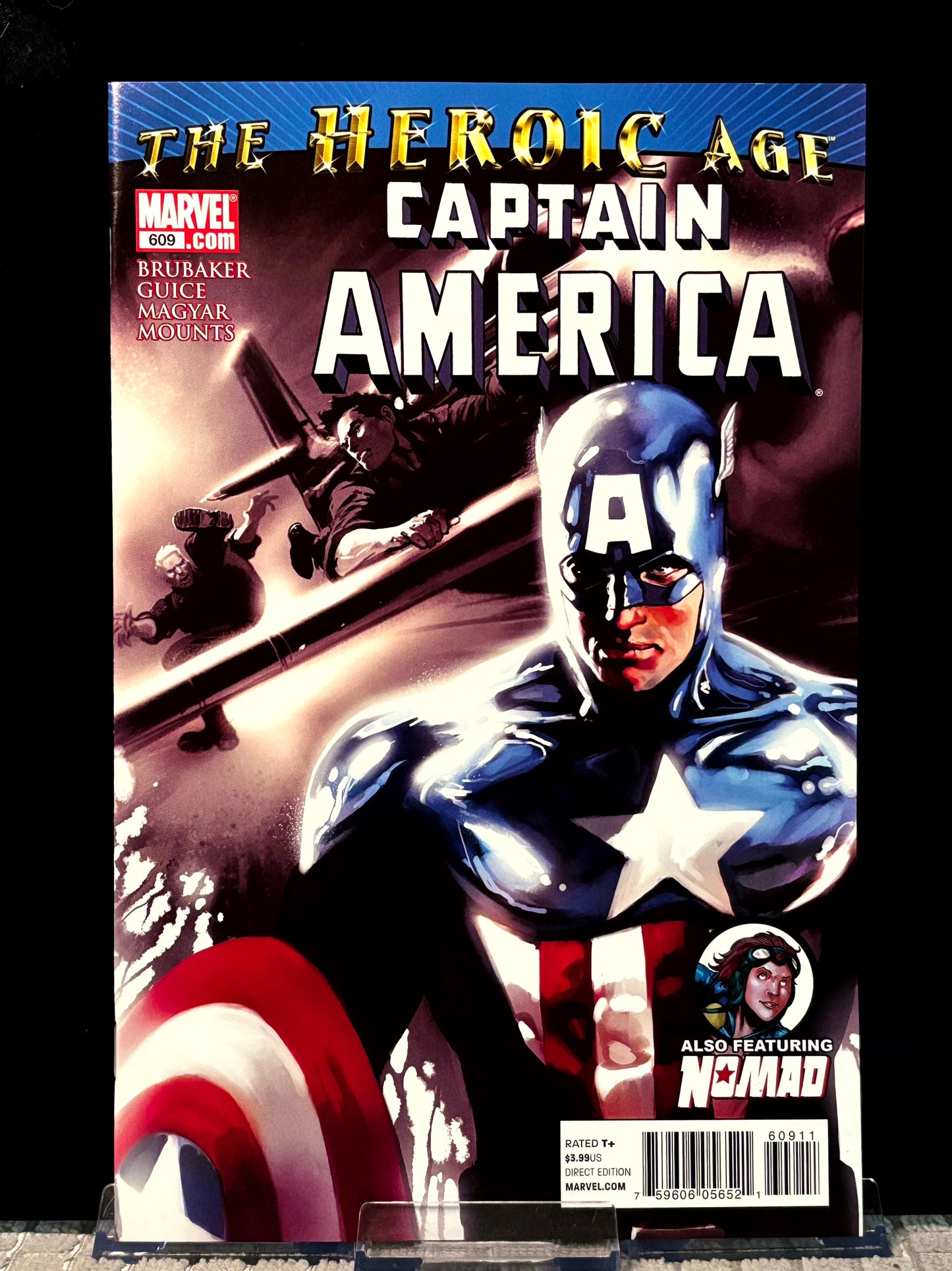 Captain America #28, 32, 35, 37, 41, 604, 607, 609, 614 (2005 Marvel) VF/NM Brubaker Bucky Cap Reborn Lot