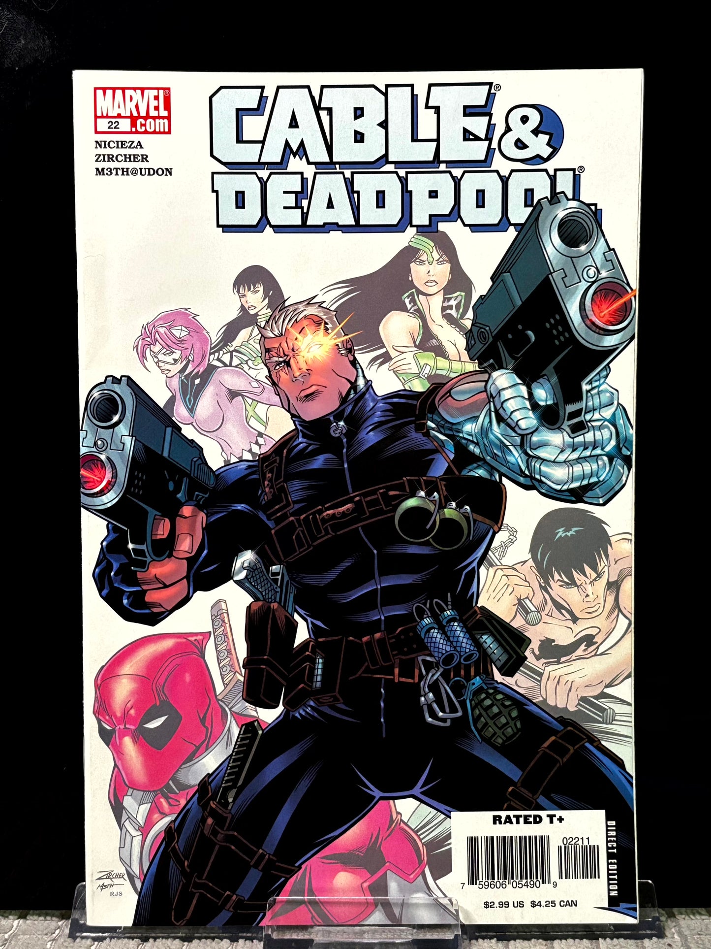 Cable & Deadpool #12, 20, 22 (2004 Marvel) VF/NM Fabian Nicieza Buddy Action Mutant Humor Lot